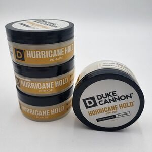 Set of 4 Duke Cannon Hurricane Hold Pomade Maximum Hold No Shine 2oz‎